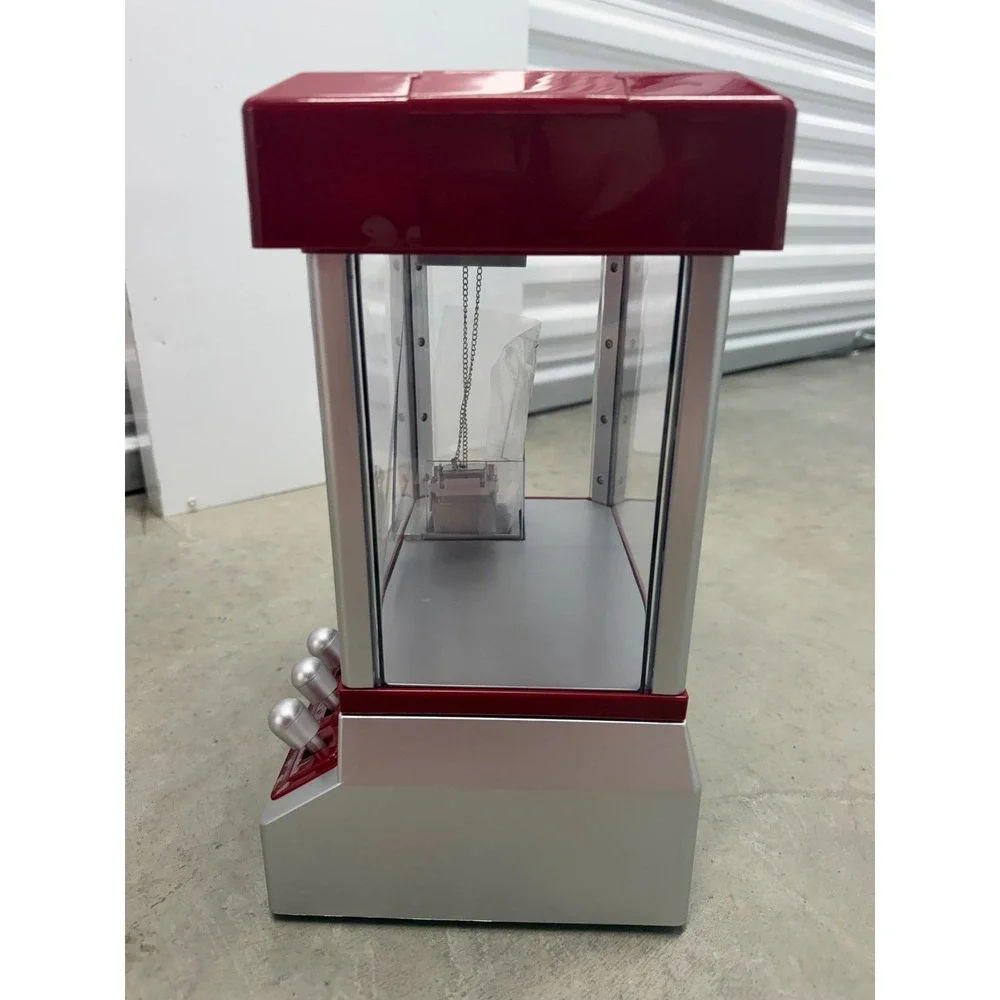 The Claw Toy Grabber Machine Red Silver Arcade Game Tabletop For Parts Repair